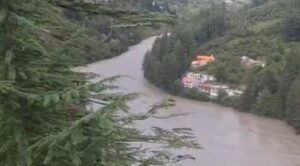 20 feet lake-Uttarkashi Flood