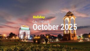 india- holiday calender Oct-2025