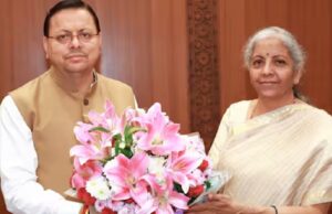 Dhami meet sitaraman