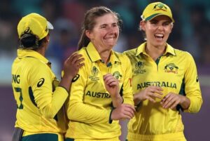 Woman Cricket Aus Win
