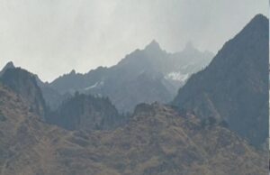 snowfall at badrinath