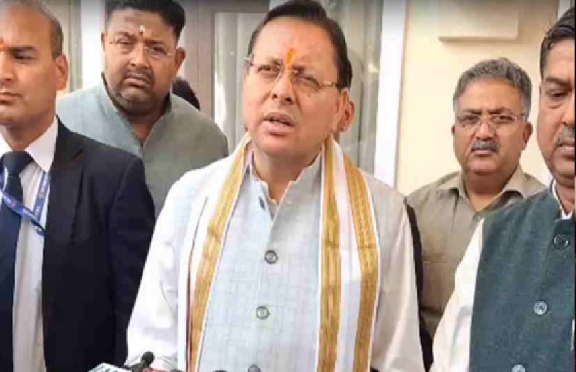 CM Dhami at haridwar