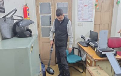 checking due to threat of bomb