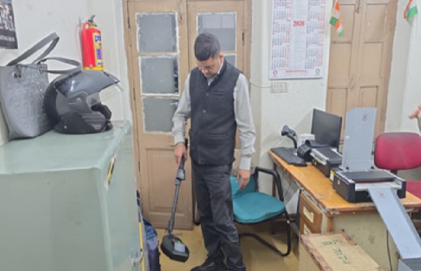 checking due to threat of bomb