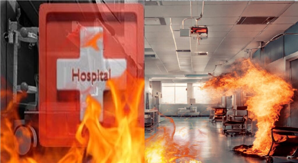 fire in hospital
