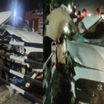 कार में फंसे दो युवकों को रेस्क्यू, शराब के नशे में ड्राइविंग की आशंका