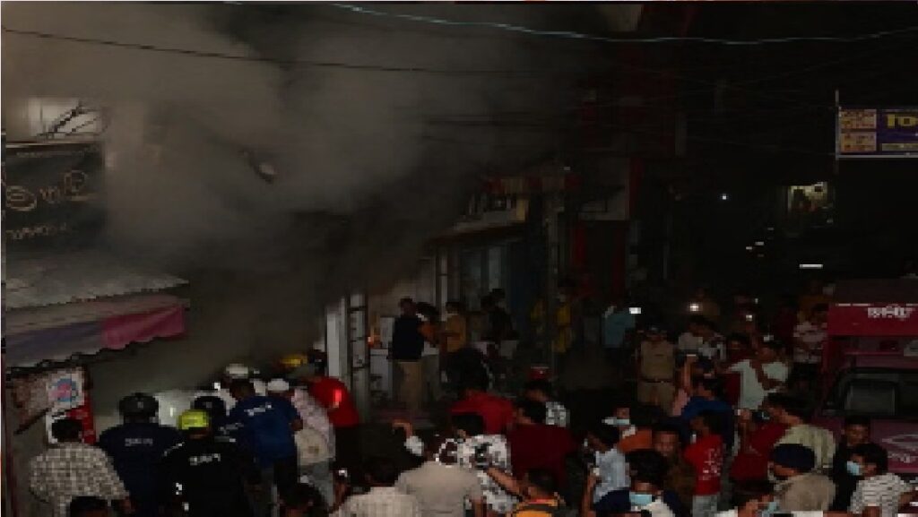 Fire in haldwani