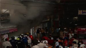 Fire in haldwani