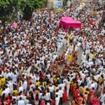 इंदौर में जैन संत सुधासागर महाराज का मंगलप्रवेश, जुलूस में उमड़े हजारों समाजजन