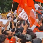 राम मंदिर चढ़ावा व्यवस्था को लेकर भोपाल में हंगामा, पुलिस और प्रदर्शनकारियों के बीच धक्का-मुक्की