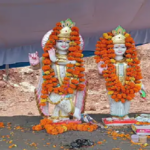 पिछोर में फिर रातोंरात प्रतिमा लगाने का मामला फुटेरा में राधा-कृष्ण की मूर्ति देख सुबह उमड़े लोग प्रशासन के सामने बड़ा सवाल